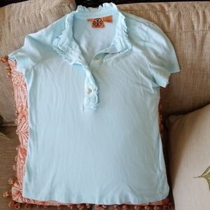 Tory Burch ruffle t shirt